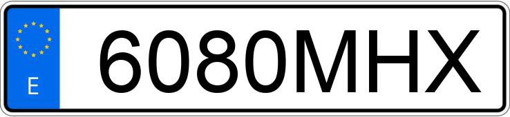 Numer rejestracyjny 6080MHX posiada RENAULT TRAFIC Numer rejestracyjny 6080MHX posiada RENAULT TRAFIC