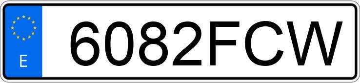 Numer rejestracyjny 6082FCW posiada AUDI A4