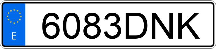 Numer rejestracyjny 6083DNK posiada RENAULT MEGANE Numer rejestracyjny 6083DNK posiada RENAULT MEGANE