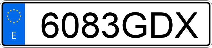 Numer rejestracyjny 6083GDX posiada BMW X5 Numer rejestracyjny 6083GDX posiada BMW X5