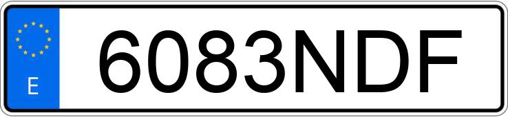 Numer rejestracyjny 6083NDF posiada CITROEN C3 AIRCROSS