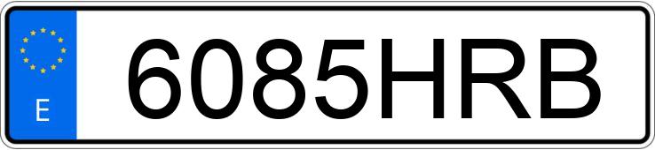 Numer rejestracyjny 6085HRB posiada VOLKSWAGEN CADDY