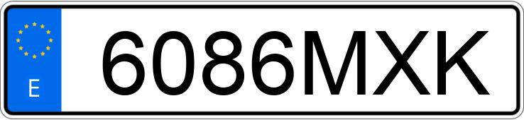 Numer rejestracyjny 6086MXK posiada NISSAN SKYLINE