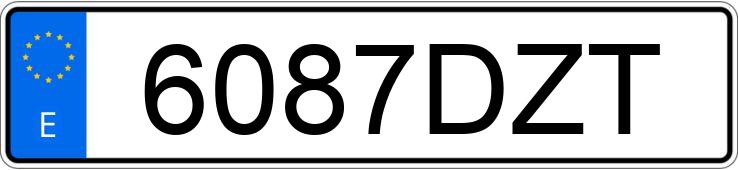 Numer rejestracyjny 6087DZT posiada CITROEN C4 Numer rejestracyjny 6087DZT posiada CITROEN C4