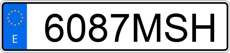 Numer rejestracyjny 6087MSH posiada MERCEDES G (463)