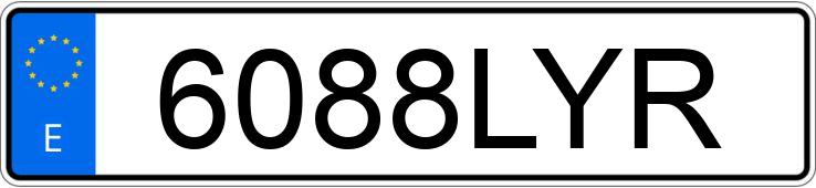 Numer rejestracyjny 6088LYR posiada VOLVO V60 Numer rejestracyjny 6088LYR posiada VOLVO V60