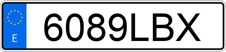 Numer rejestracyjny 6089LBX posiada KIA XCEED