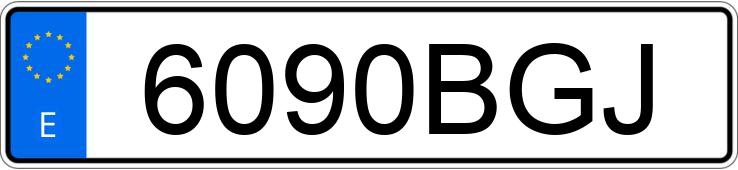 Numer rejestracyjny 6090BGJ posiada TOYOTA YARIS