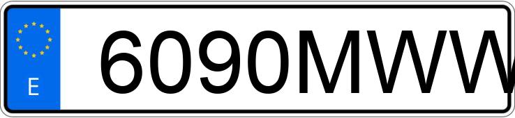 Numer rejestracyjny 6090MWW posiada TOYOTA C-HR