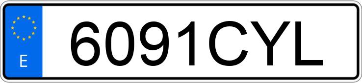 Numer rejestracyjny 6091CYL posiada VOLKSWAGEN PASSAT