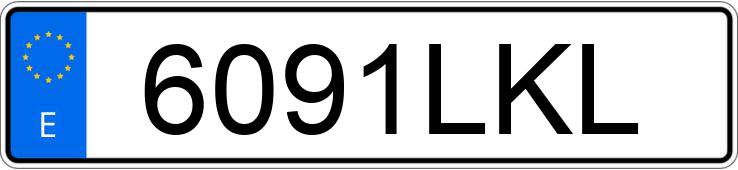 Numer rejestracyjny 6091LKL posiada BMW X3