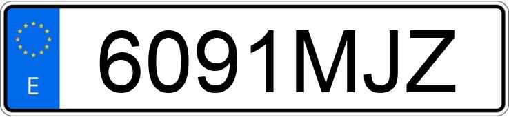 Numer rejestracyjny 6091MJZ posiada VOLKSWAGEN POLO