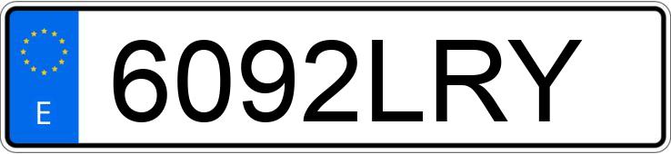 Numer rejestracyjny 6092LRY posiada VOLKSWAGEN T-ROC