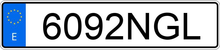 Numer rejestracyjny 6092NGL posiada MERCEDES EQE (295)