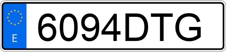 Numer rejestracyjny 6094DTG posiada RENAULT CLIO