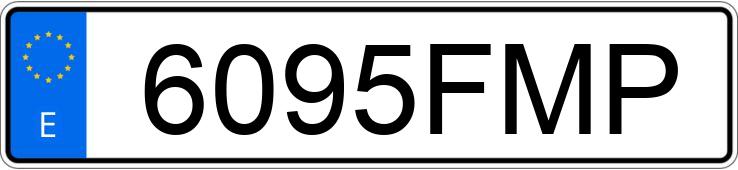 Numer rejestracyjny 6095FMP posiada PEUGEOT 407