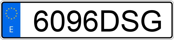 Numer rejestracyjny 6096DSG posiada ALFA ROMEO 156