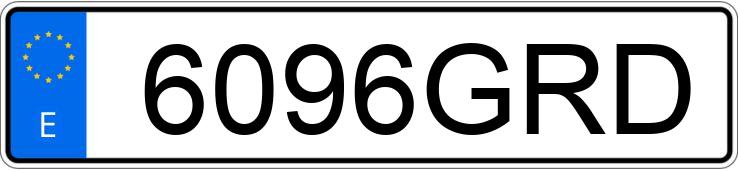 Numer rejestracyjny 6096GRD posiada FORD FIESTA