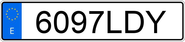 Numer rejestracyjny 6097LDY posiada MERCEDES CLA (118)