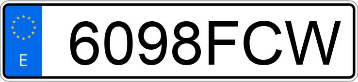 Numer rejestracyjny 6098FCW posiada SEAT IBIZA Numer rejestracyjny 6098FCW posiada SEAT IBIZA