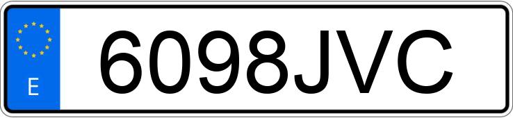 Numer rejestracyjny 6098JVC posiada PEUGEOT 308 Numer rejestracyjny 6098JVC posiada PEUGEOT 308