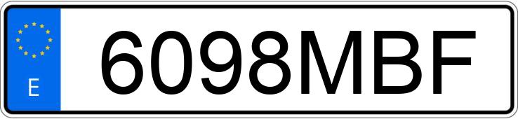 Numer rejestracyjny 6098MBF posiada OPEL SPEEDSTER Numer rejestracyjny 6098MBF posiada OPEL SPEEDSTER