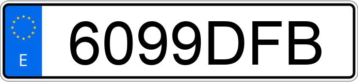 Numer rejestracyjny 6099DFB posiada CITROEN C5 1.6 HDI VTR