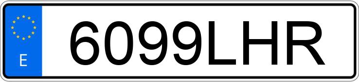 Numer rejestracyjny 6099LHR posiada SEAT IBIZA