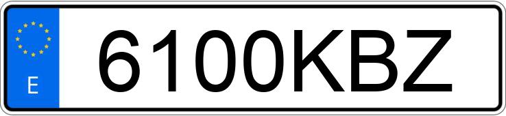 Numer rejestracyjny 6100KBZ posiada AUDI A7 SPORTBACK Numer rejestracyjny 6100KBZ posiada AUDI A7 SPORTBACK