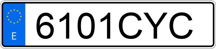 Numer rejestracyjny 6101CYC posiada SEAT CORDOBA Numer rejestracyjny 6101CYC posiada SEAT CORDOBA