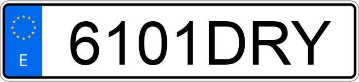 Numer rejestracyjny 6101DRY posiada HONDA ACCORD Numer rejestracyjny 6101DRY posiada HONDA ACCORD