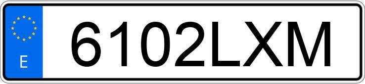 Numer rejestracyjny 6102LXM posiada FIAT PANDA