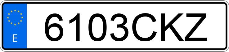 Numer rejestracyjny 6103CKZ posiada SEAT LEON