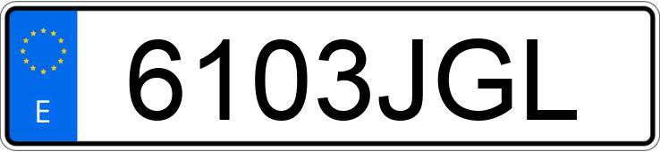 Numer rejestracyjny 6103JGL posiada VOLVO XC60