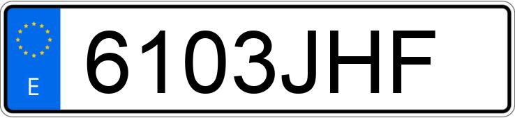 Numer rejestracyjny 6103JHF posiada VOLKSWAGEN GOLF Numer rejestracyjny 6103JHF posiada VOLKSWAGEN GOLF
