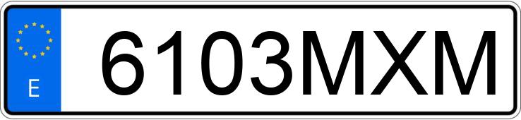 Numer rejestracyjny 6103MXM posiada VOLVO XC40