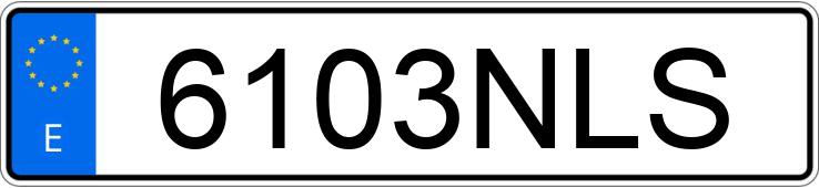 Numer rejestracyjny 6103NLS posiada MERCEDES A (177)