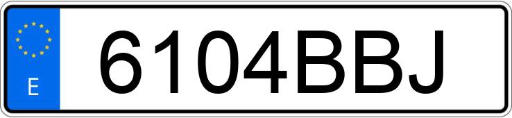 Numer rejestracyjny 6104BBJ posiada SEAT IBIZA Numer rejestracyjny 6104BBJ posiada SEAT IBIZA