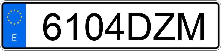 Numer rejestracyjny 6104DZM posiada RENAULT MEGANE Numer rejestracyjny 6104DZM posiada RENAULT MEGANE