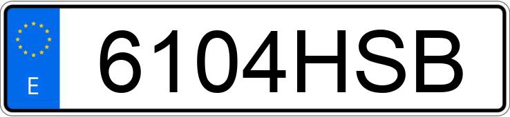 Numer rejestracyjny 6104HSB posiada VOLKSWAGEN PASSAT Numer rejestracyjny 6104HSB posiada VOLKSWAGEN PASSAT