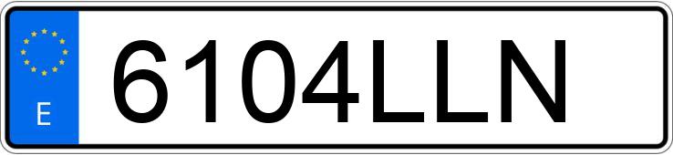 Numer rejestracyjny 6104LLN posiada CITROEN BERLINGO Numer rejestracyjny 6104LLN posiada CITROEN BERLINGO