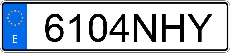 Numer rejestracyjny 6104NHY posiada MINI COUNTRYMAN