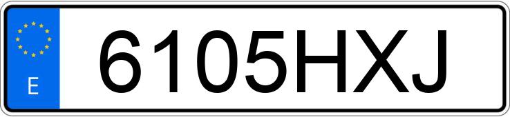 Numer rejestracyjny 6105HXJ posiada NISSAN QASHQAI