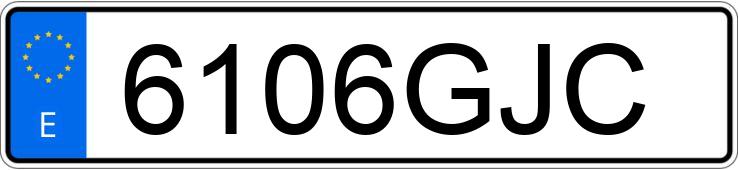 Numer rejestracyjny 6106GJC posiada FIAT BRAVO Numer rejestracyjny 6106GJC posiada FIAT BRAVO