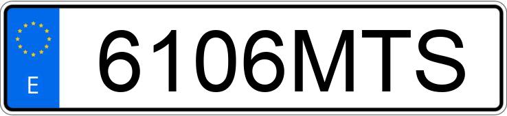 Numer rejestracyjny 6106MTS posiada KYMCO AGILITY S