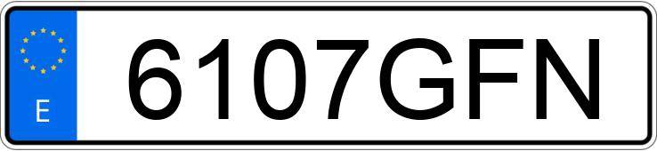 Numer rejestracyjny 6107GFN posiada BMW SERIE 5 Numer rejestracyjny 6107GFN posiada BMW SERIE 5