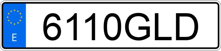 Numer rejestracyjny 6110GLD posiada SMART FORTWO COUPE