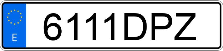 Numer rejestracyjny 6111DPZ posiada SEAT ALTEA