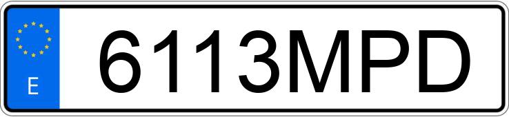 Numer rejestracyjny 6113MPD posiada RENAULT CAPTUR