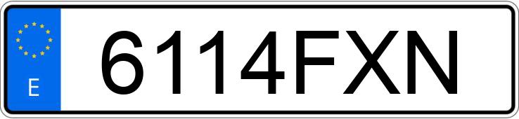 Numer rejestracyjny 6114FXN posiada RENAULT GRAND SCENIC